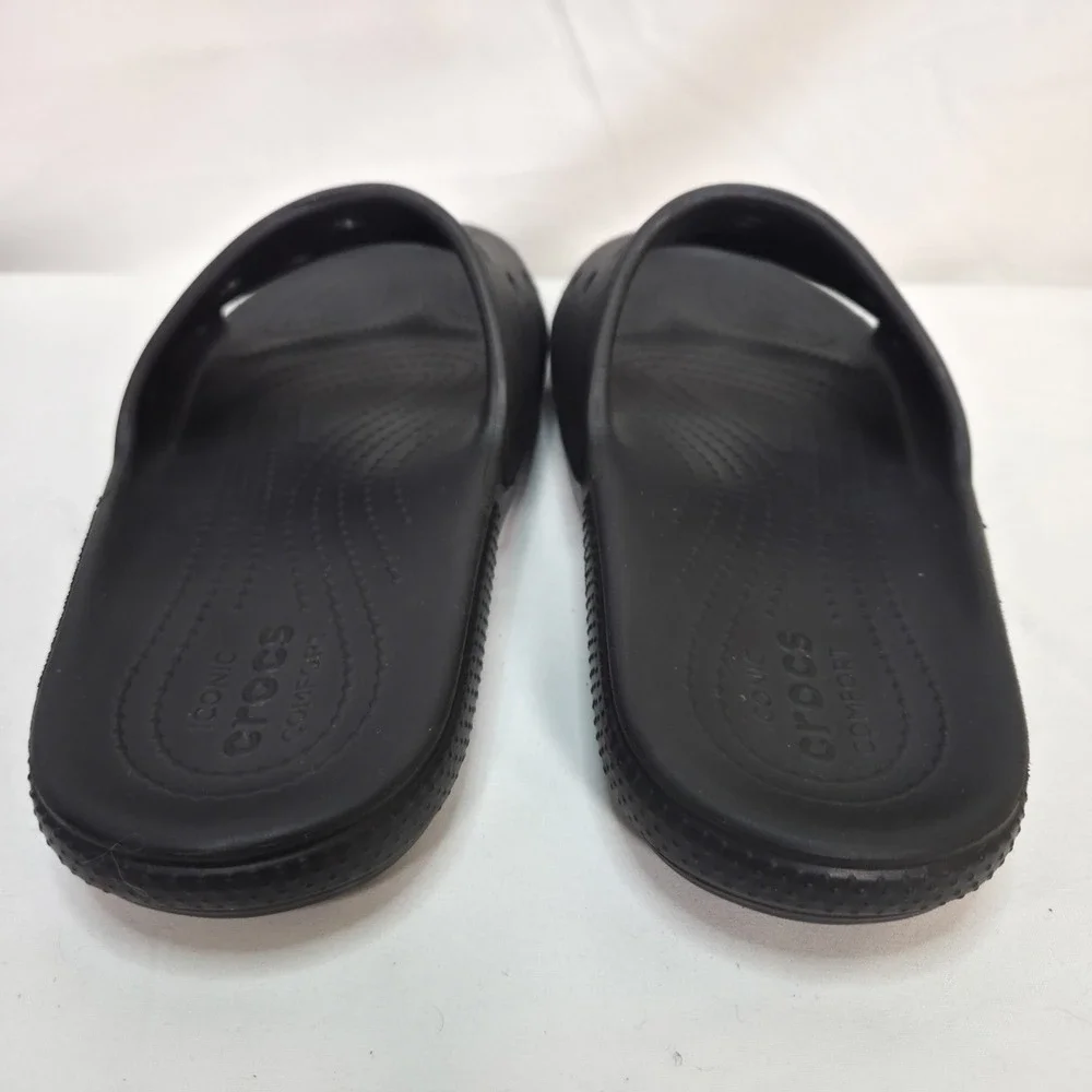 Crocs Original Classic Iconic Comfort Slides Sandals Unisex Adults Black M9 W11